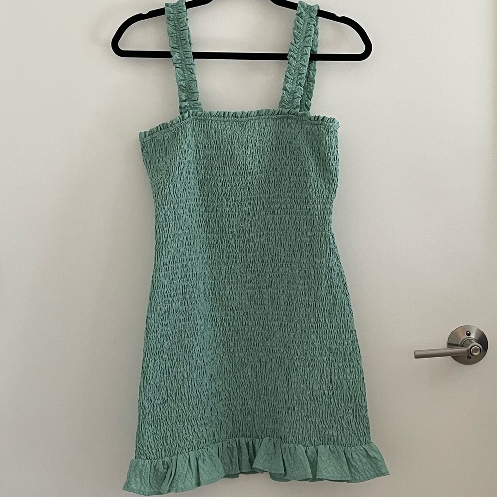 Zara Green Mini Dress NOT WORN WITH TAG